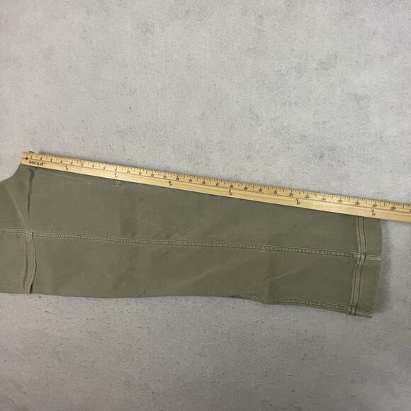 Spanx Patch Pocket Twill Straight Pull-On Seamed Pants Olive Oil Size L Large - Picture 7 of 12